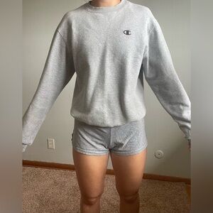 Champion Grey Sweater, Small